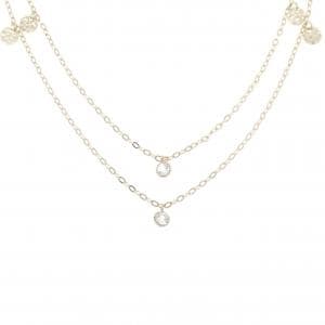 750YG ホワイトトパーズ ネックレス