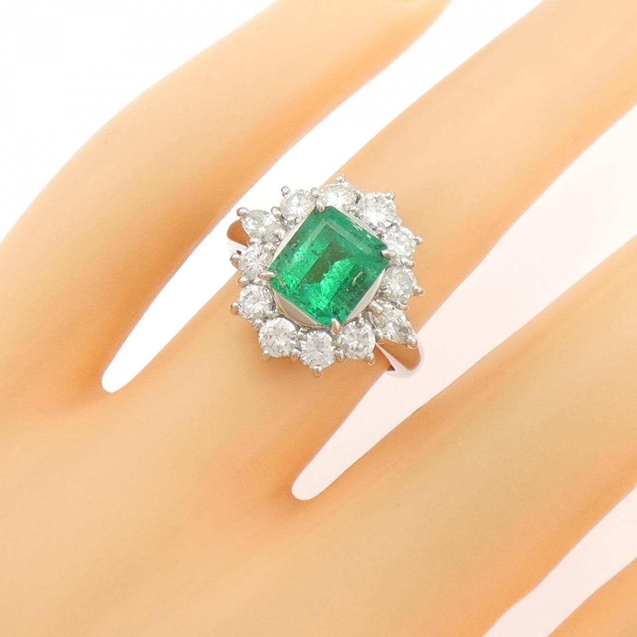 PT900 エメラルド リング 1.86CT コロンビア産