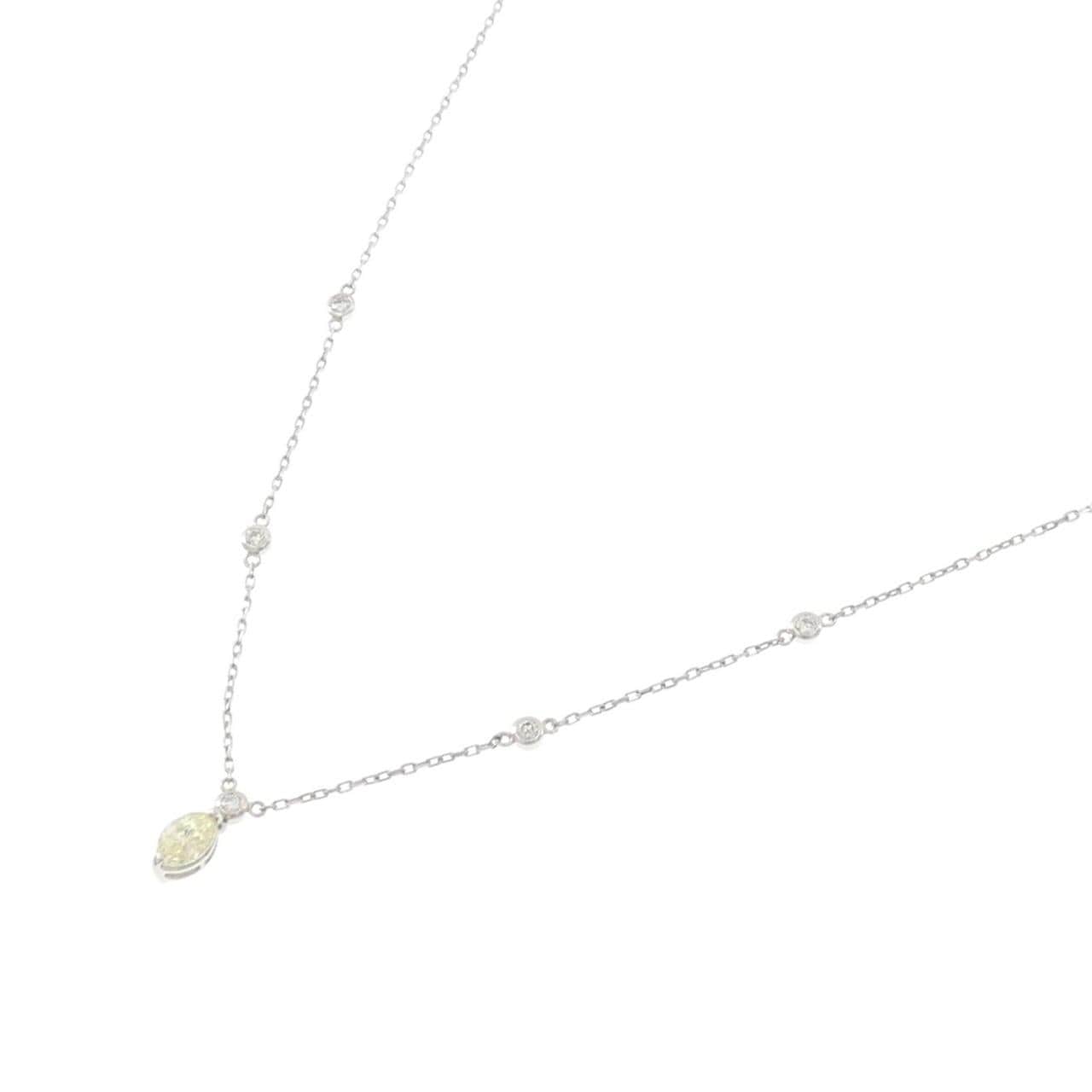 PT900/PT850 ダイヤモンド ネックレス 0.36CT