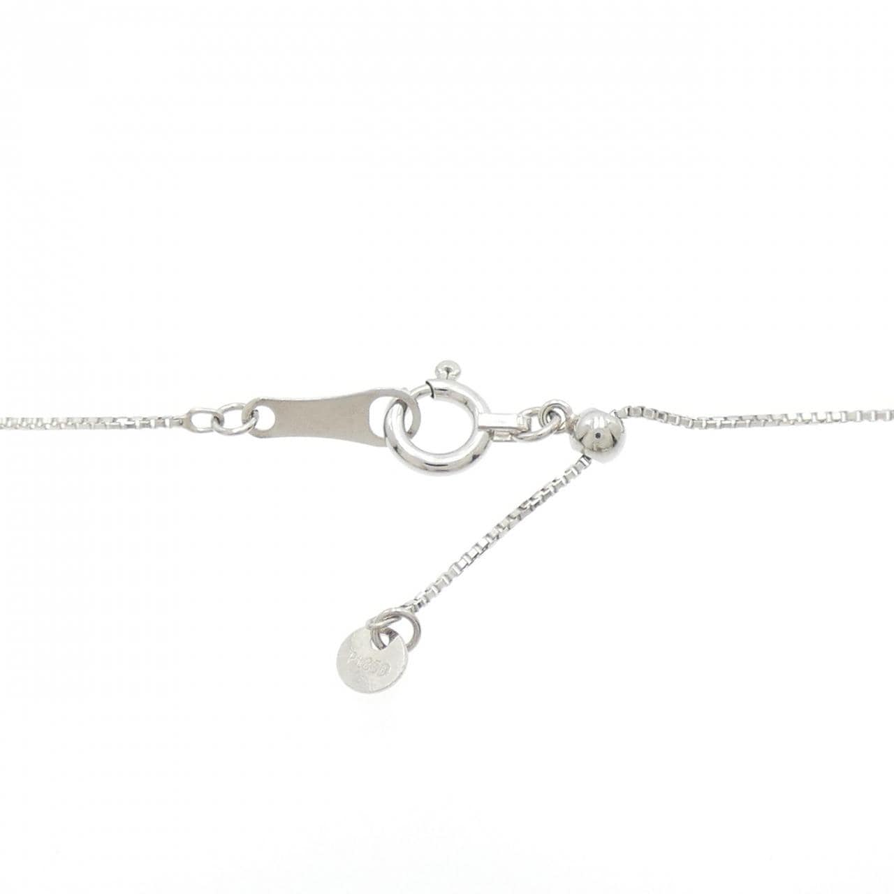 【新品】PT900/PT850 ダイヤモンド ネックレス 1.00CT