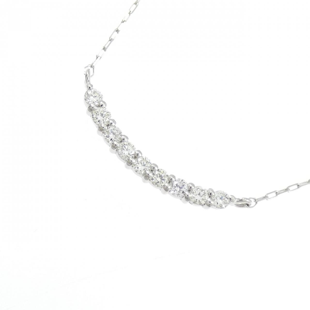 【新品】PT900 ダイヤモンド ネックレス 0.10CT