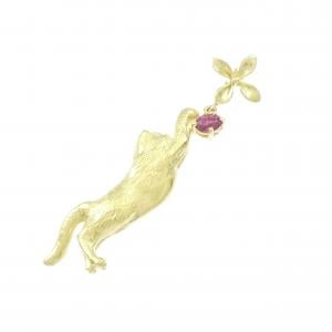 K18YG ルビー ペンダント 0.18CT