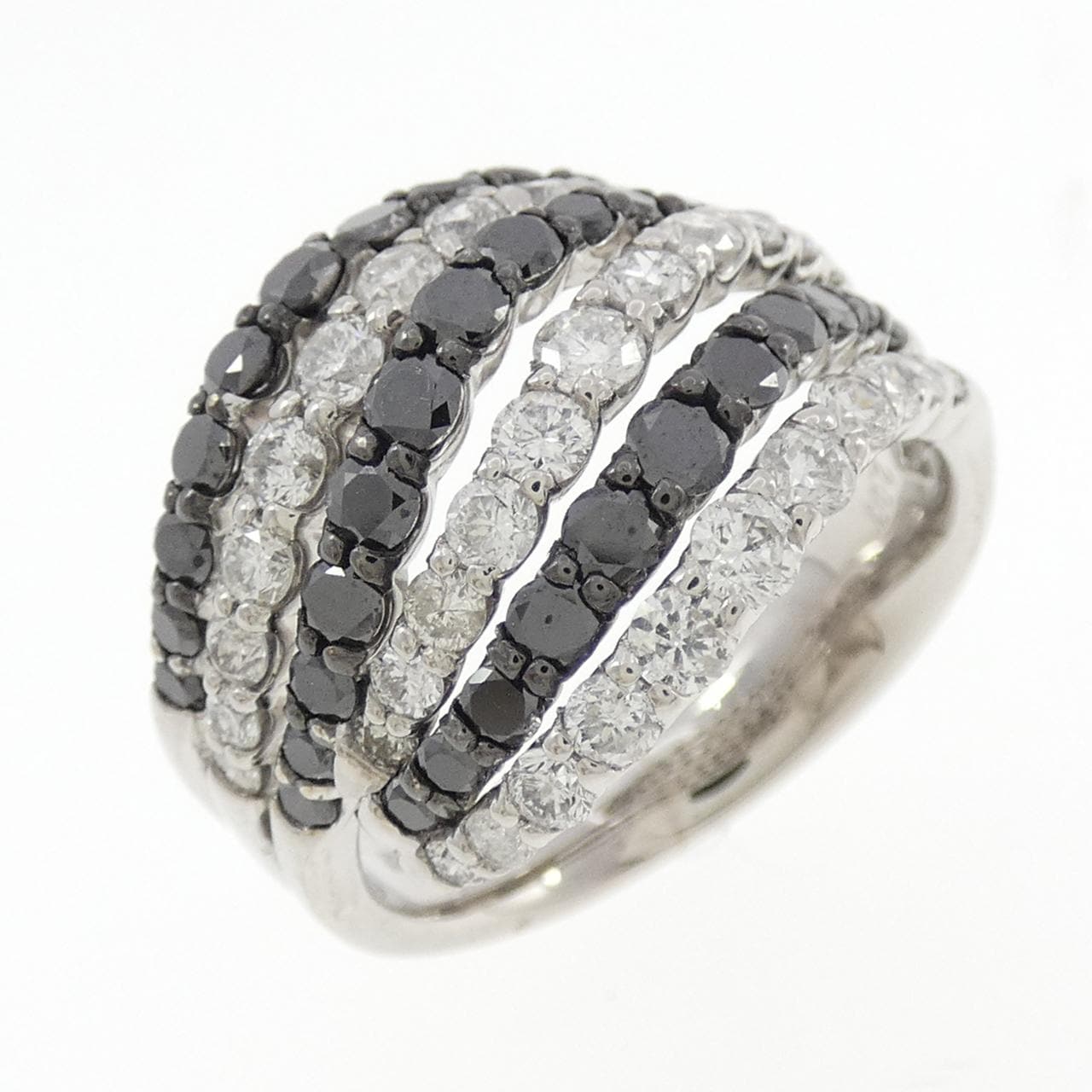 K18WG/K18BG ダイヤモンド リング 2.00CT