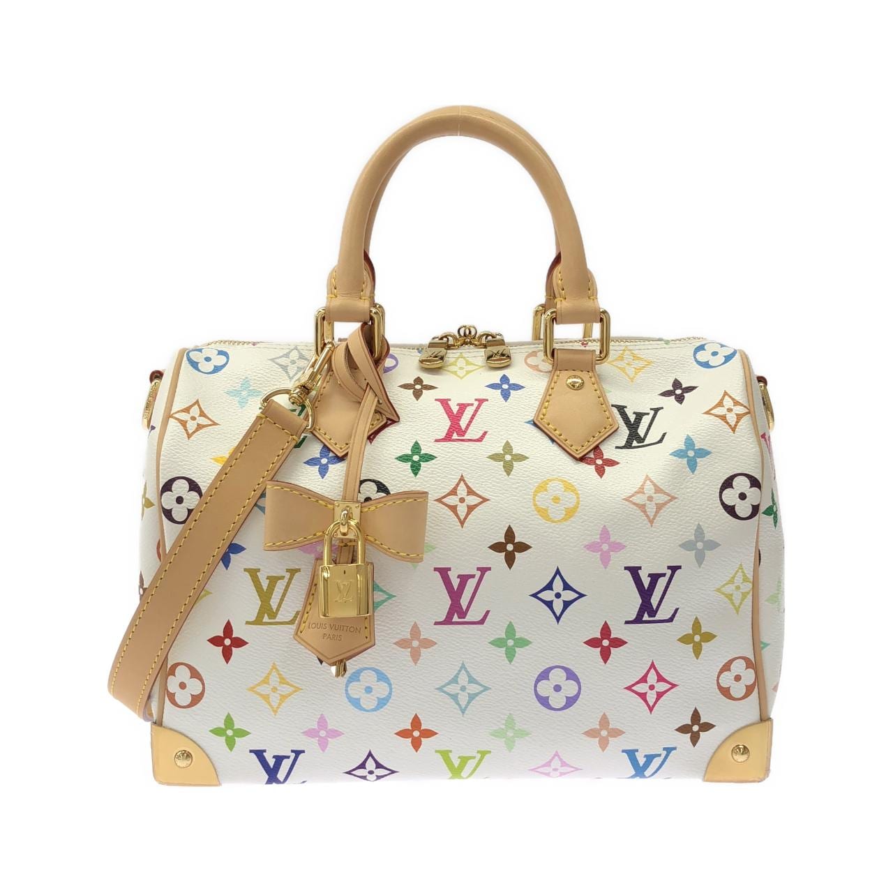 ルイヴィトン マルチカラー(LV X TM) スピーディ バンドリエール 25cm M13085 ボストンバッグ