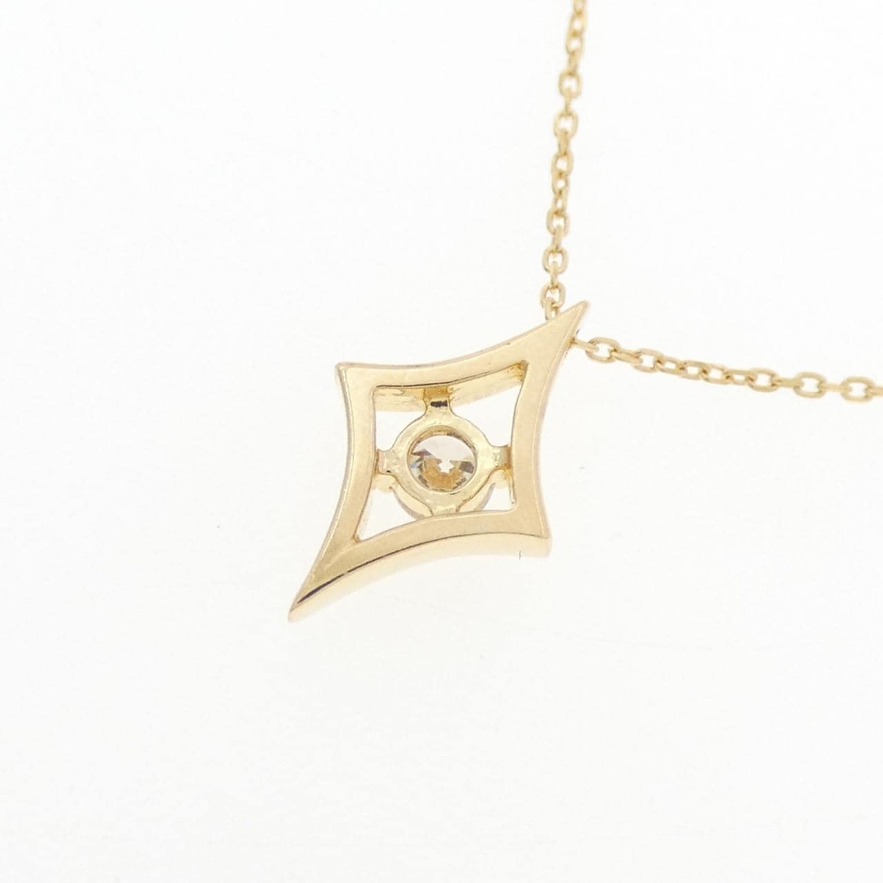 K18YG ダイヤモンド ネックレス 0.13CT