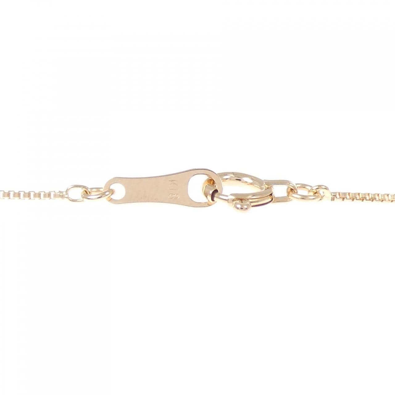 K18PG ハート ダイヤモンド ネックレス 0.08CT