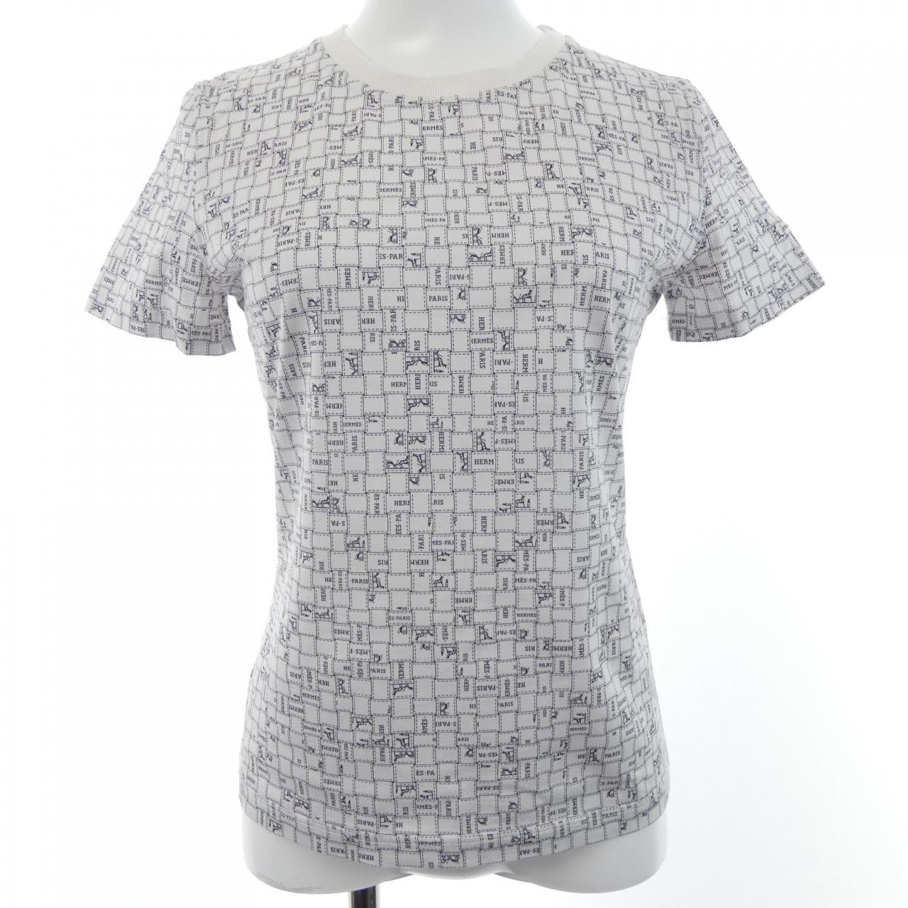 エルメス HERMES BOLDUC AU CARRE ボルデュックチェック 5E4645DK Tシャツ