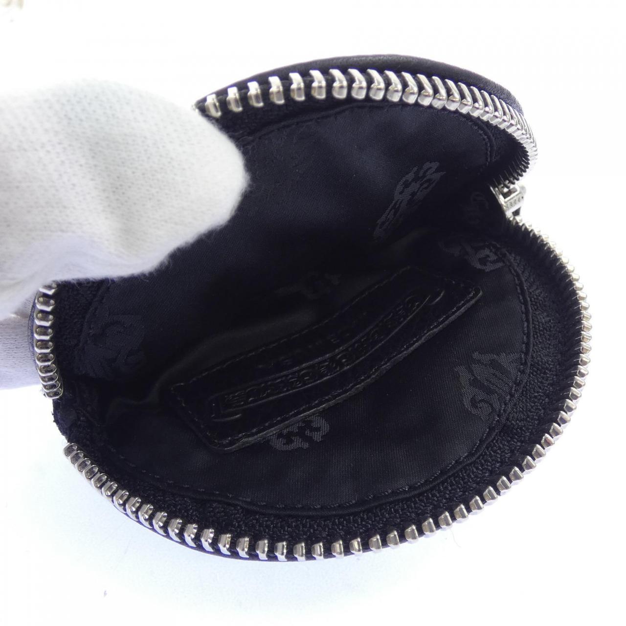クロムハーツ CHROME HEARTS COIN PURSE W/CLIP CHAIN 3 CEME CRS PTCHS 302180135A8ZXXX971 コインケース