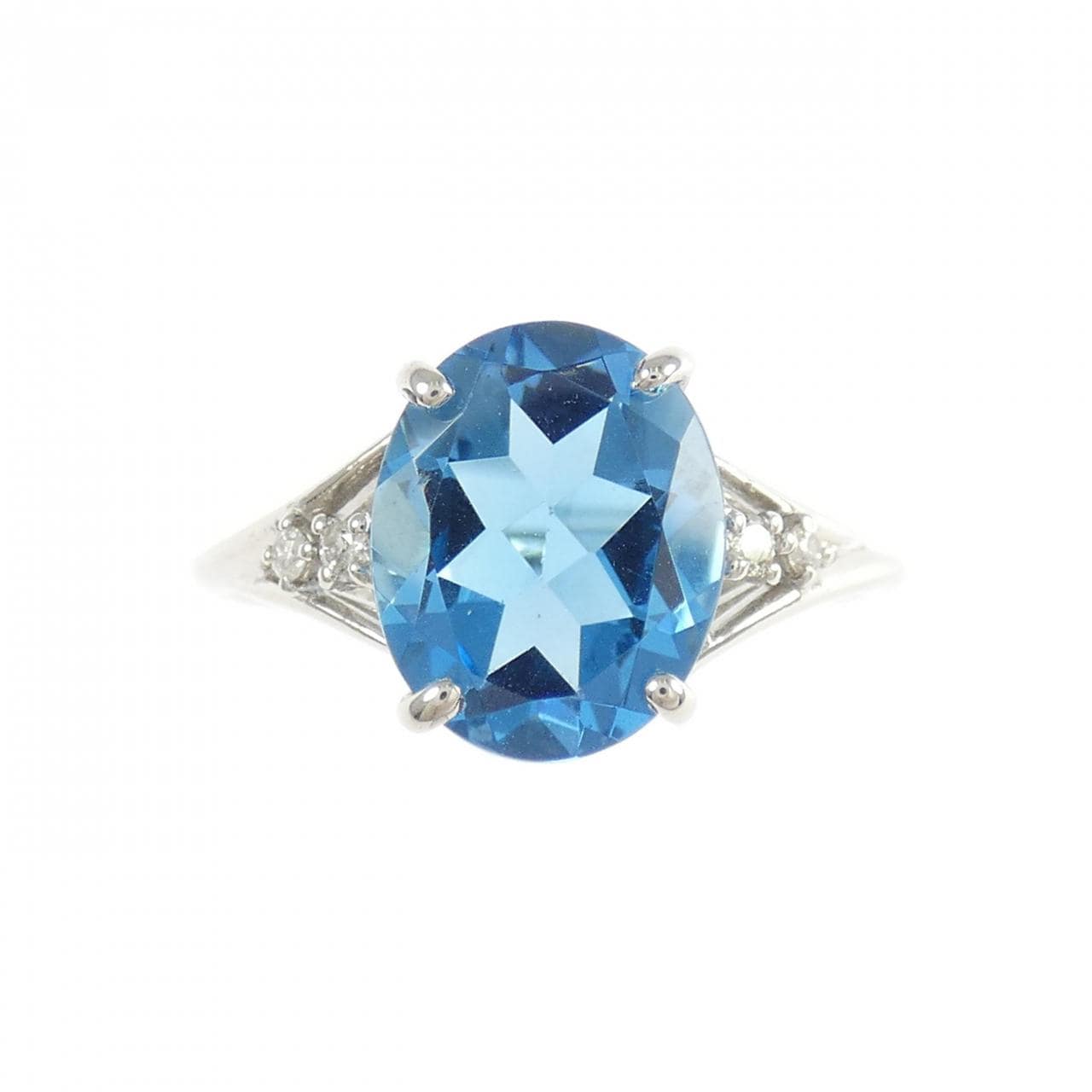 PT900 ブルートパーズ リング 3.00CT