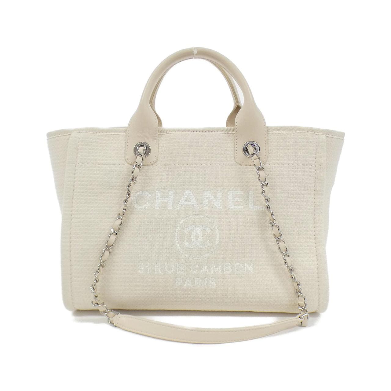 Chanel canvas tote discount deauville