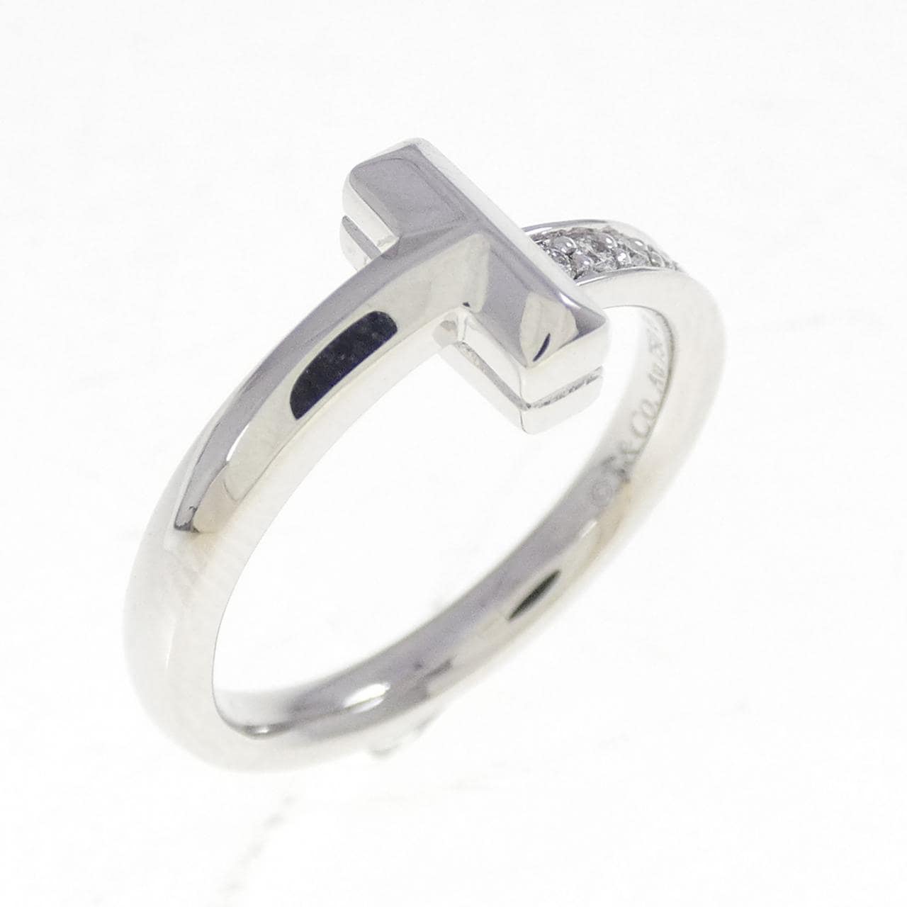 ティファニー Tワン リング 0.07CT