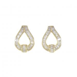 K18YG ダイヤモンド ピアス 2.00CT