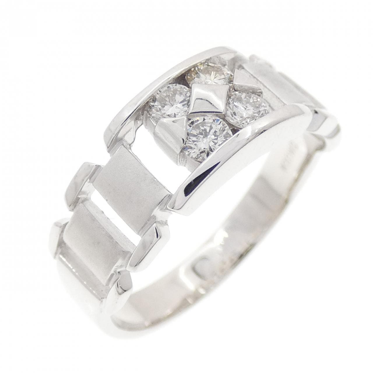K18WG ダイヤモンド リング 0.30CT