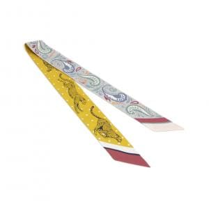 エルメス GUEPARDS BANDANA ツイリー 064179S スカーフ