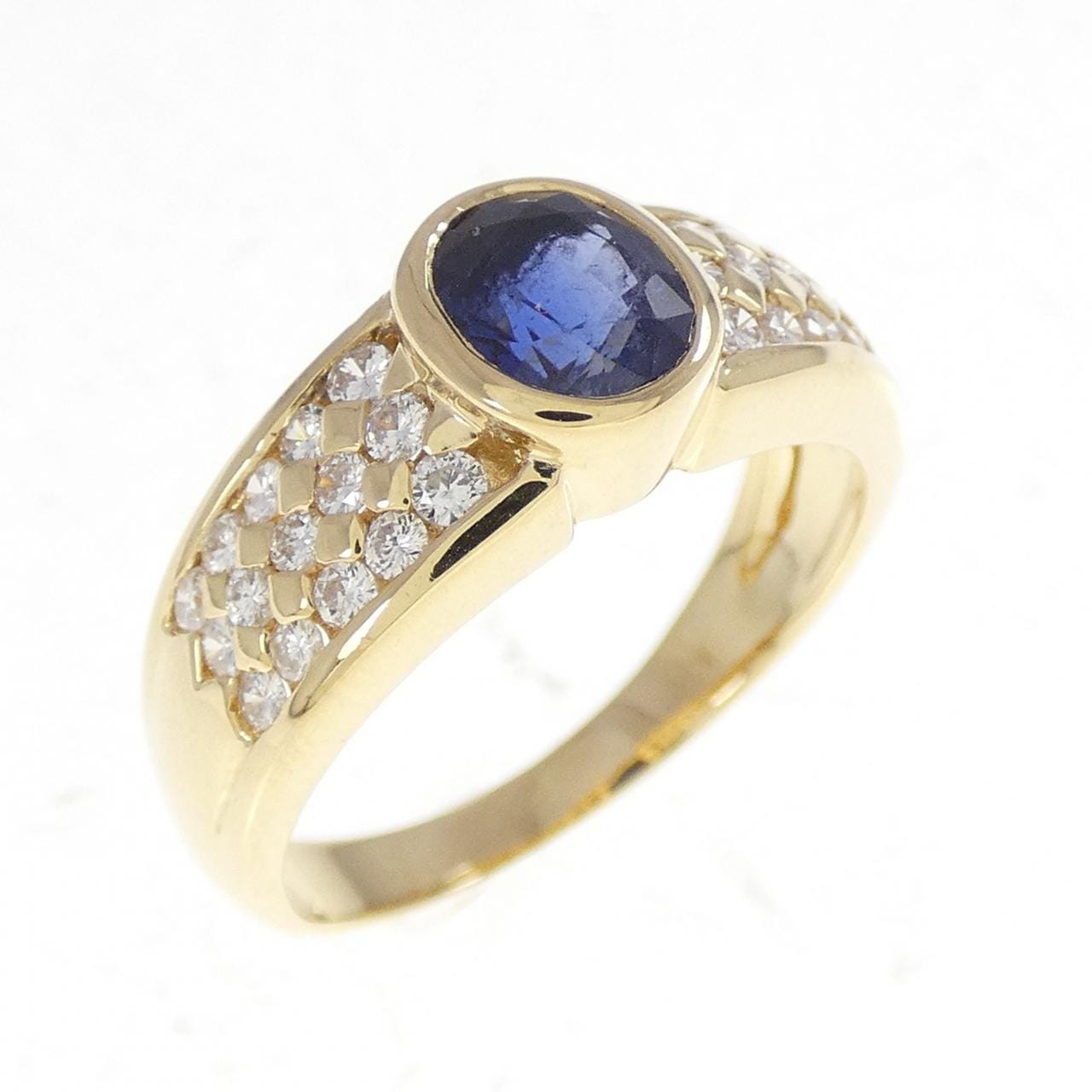 K18YG サファイヤ リング