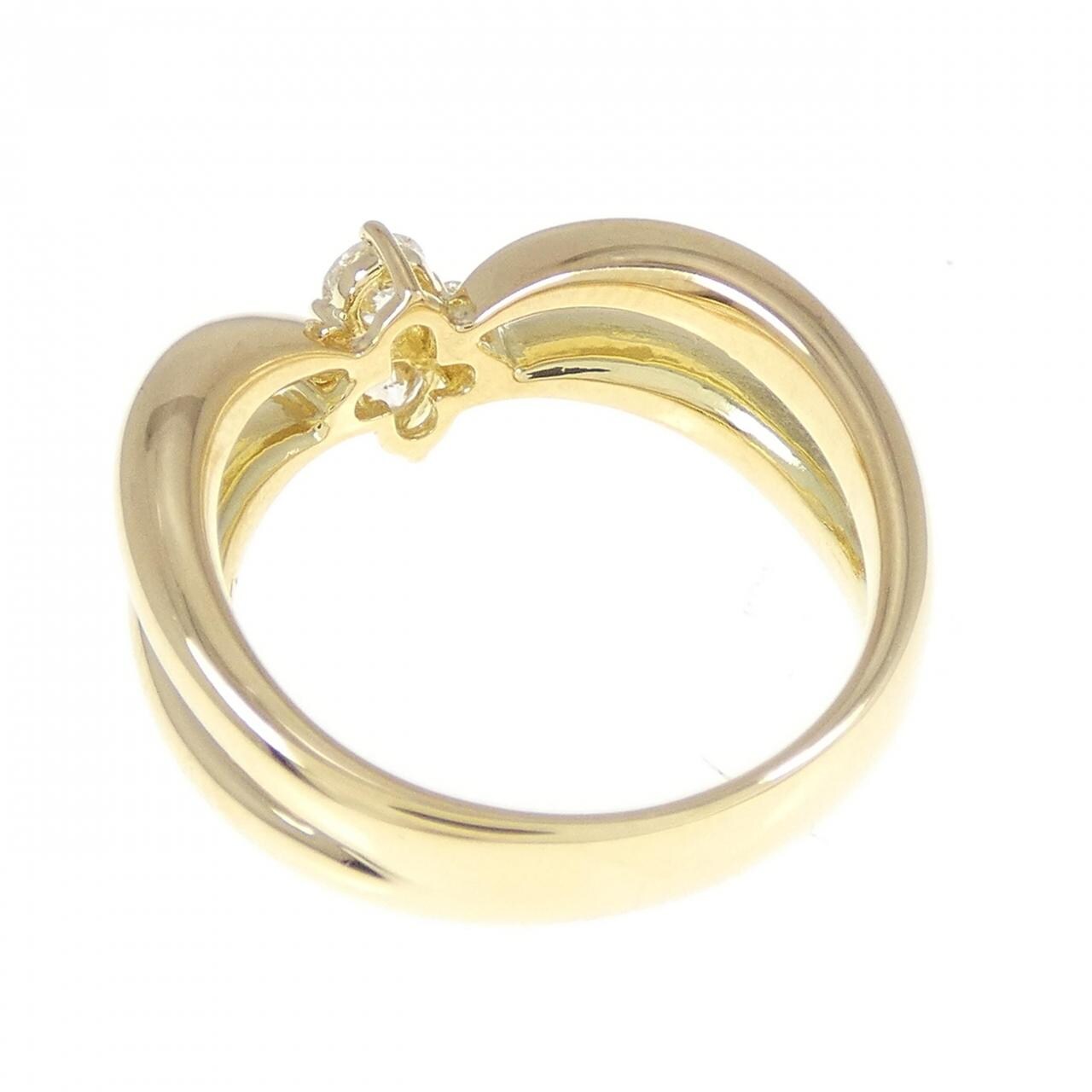 K18YG ダイヤモンド リング 0.28CT