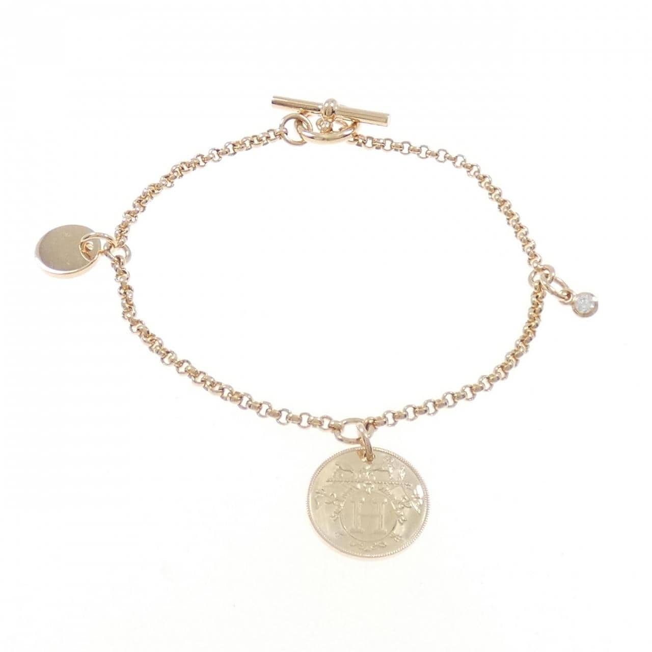 HERMES exlibris small bracelet