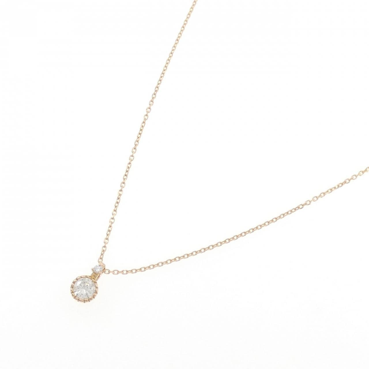 K18PG ダイヤモンド ネックレス 0.205CT