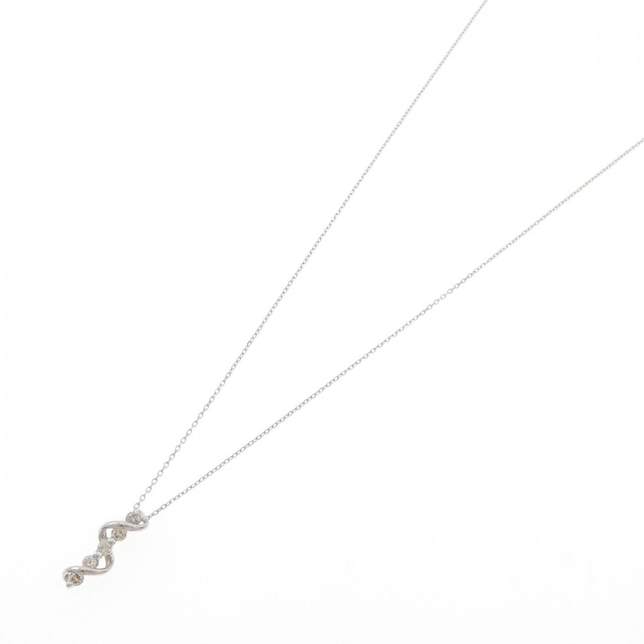 PT900/PT850 ダイヤモンド ネックレス 0.20CT
