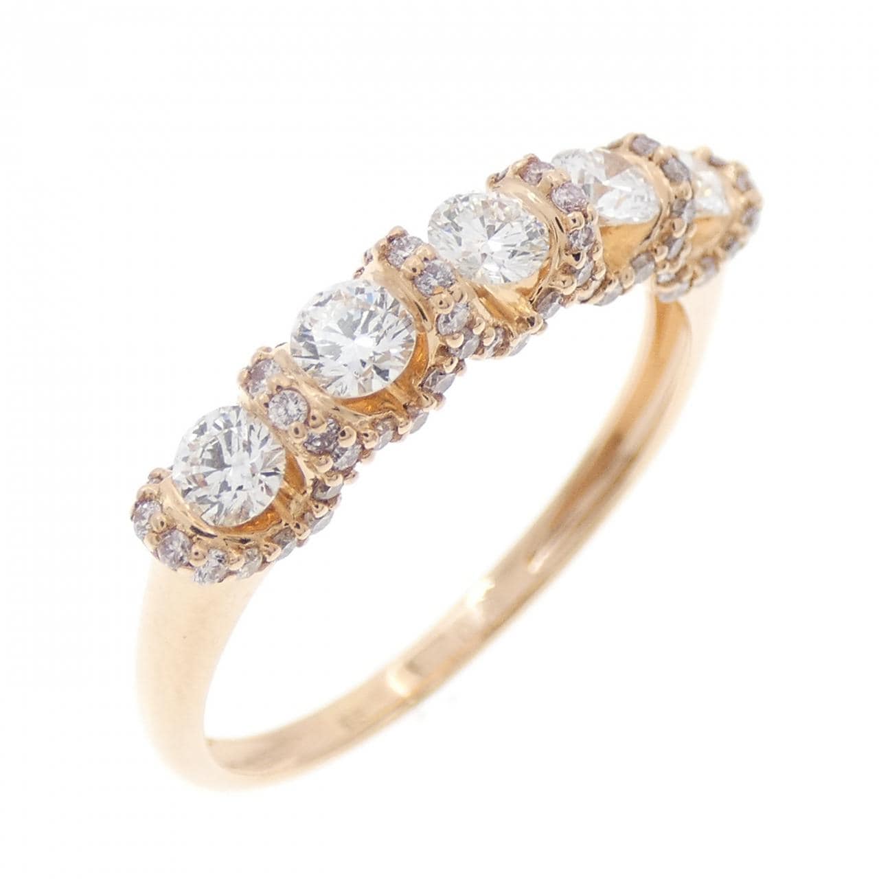 K18PG ダイヤモンド リング 0.70CT