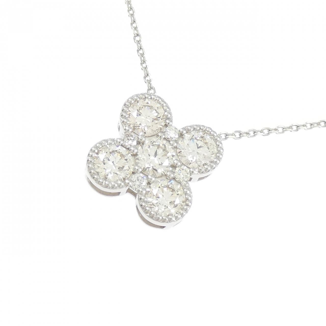 PT900/PT850  ダイヤモンド ネックレス 1.00CT