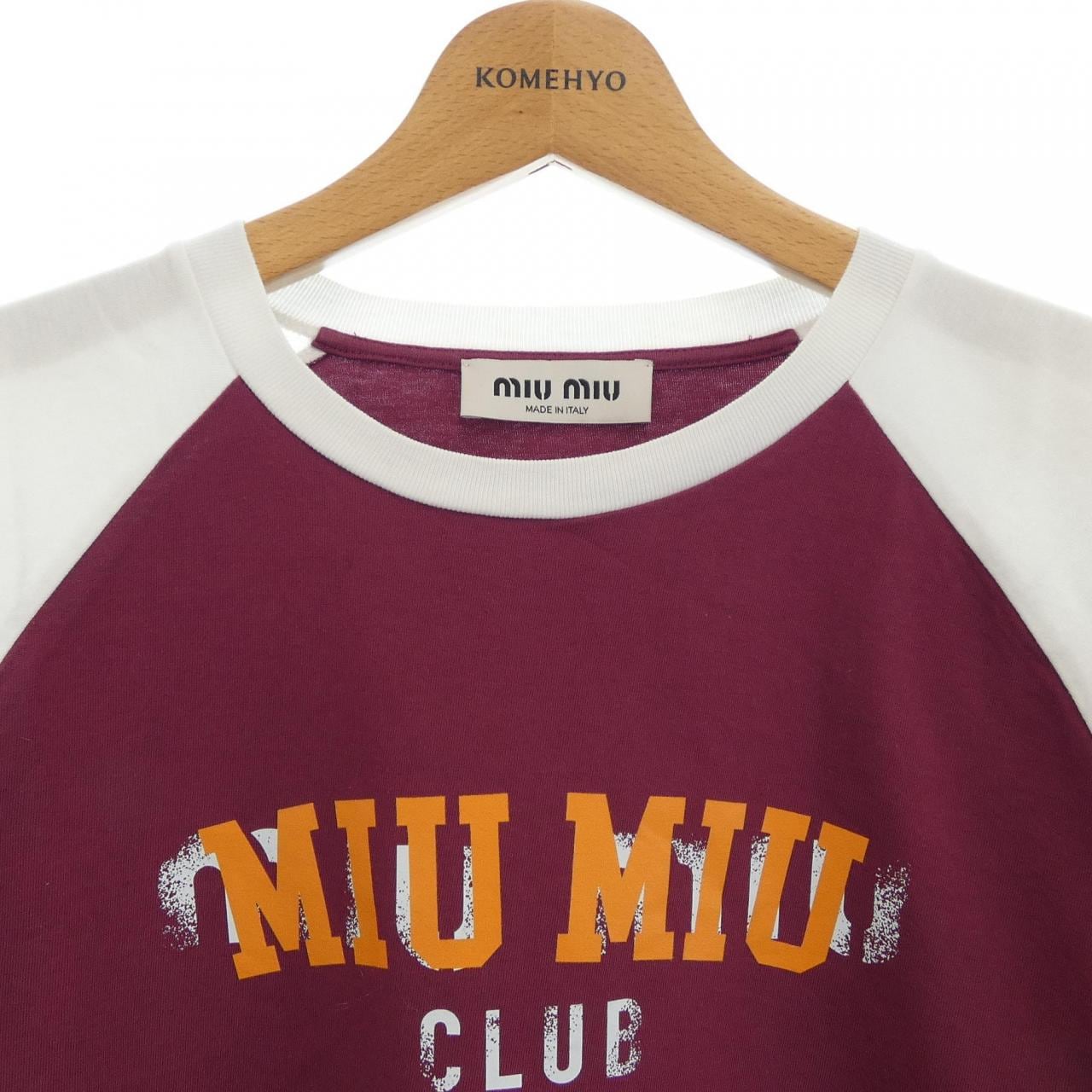 ミュウミュウ MIU MIU MJN400 11MV Tシャツ