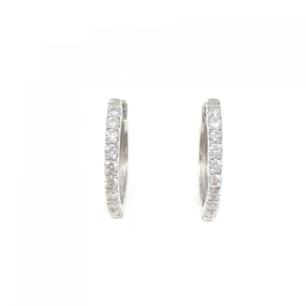 PT900 Diamond Earrings 0.34CT