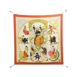 エルメス PLAZA DE TOROS カレ スカーフ