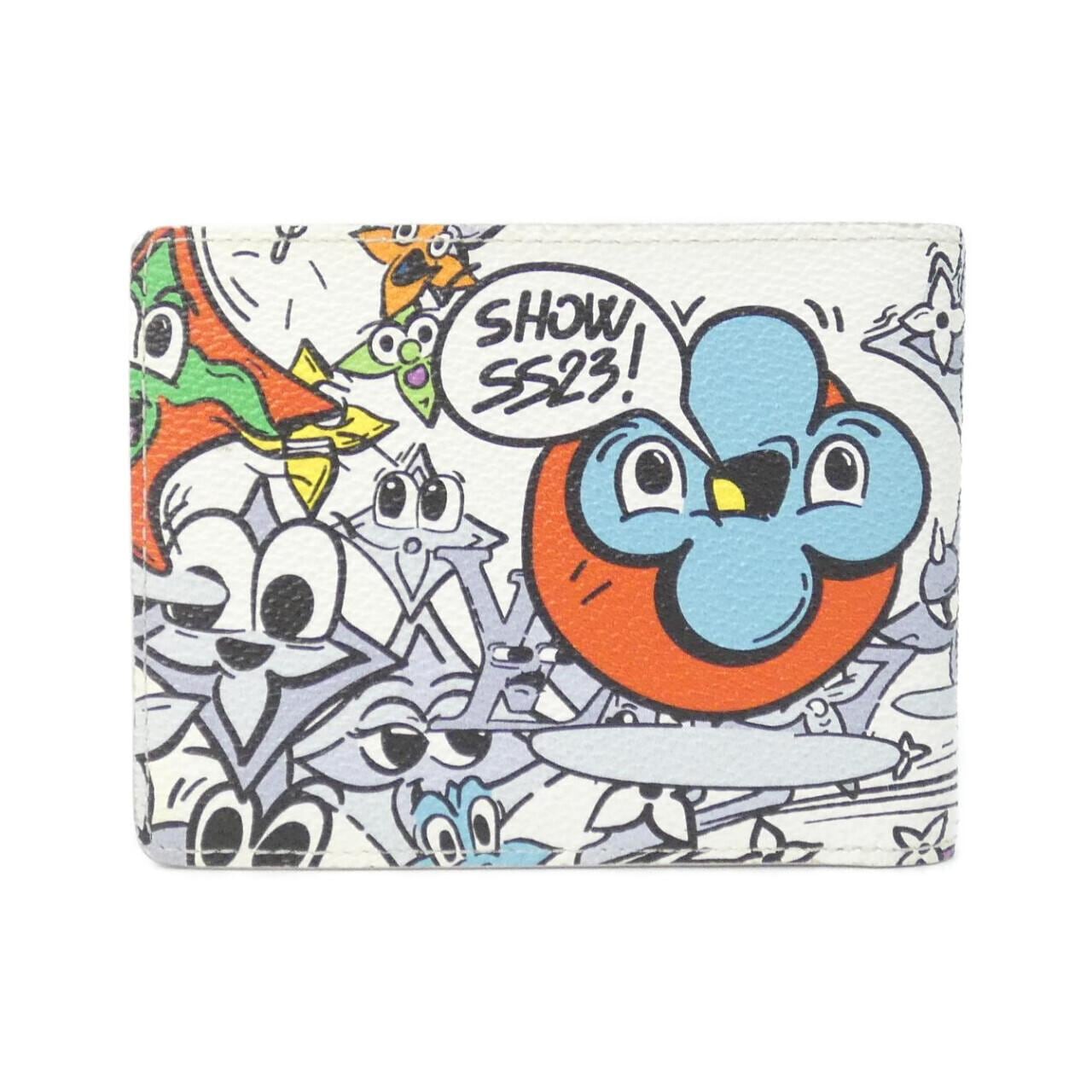 ルイヴィトン モノグラム コミック ポルトフォイユ ミュルティプル M82023 札入れ