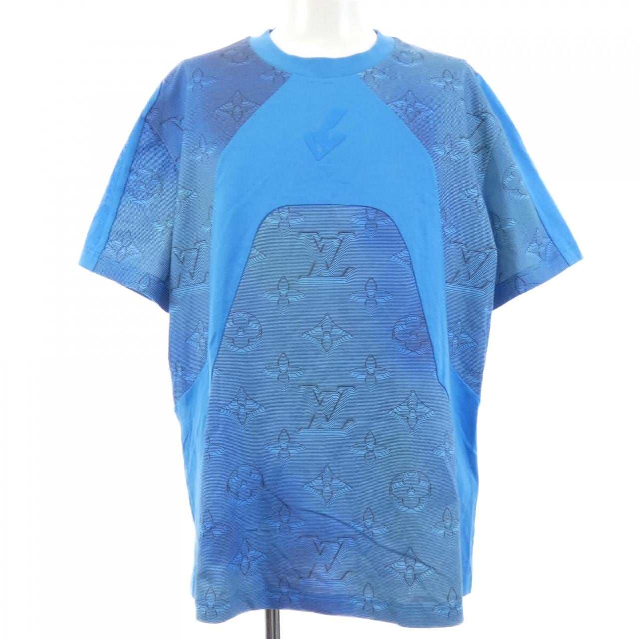 ルイヴィトン LOUIS VUITTON LOUIS VUITTON 2054インタルシアプリンテッドTシャツ HMY14WNPG Tシャツ