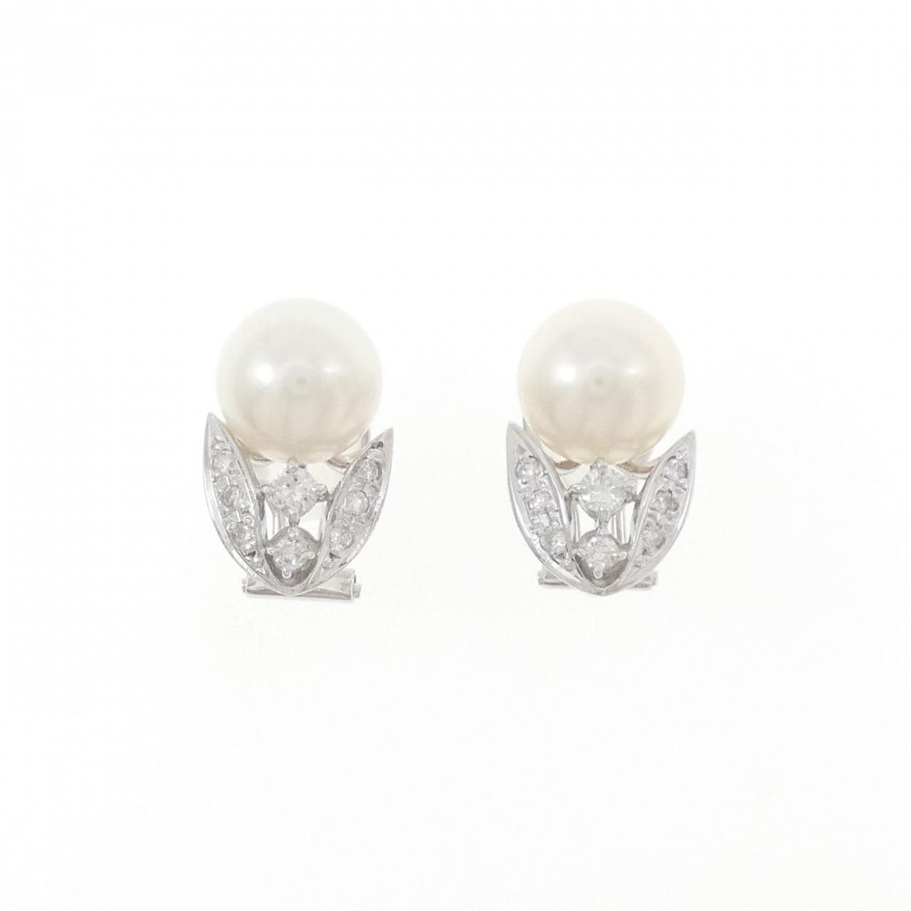 PT900/K14WG Akoya Pearl Earrings 8.8mm