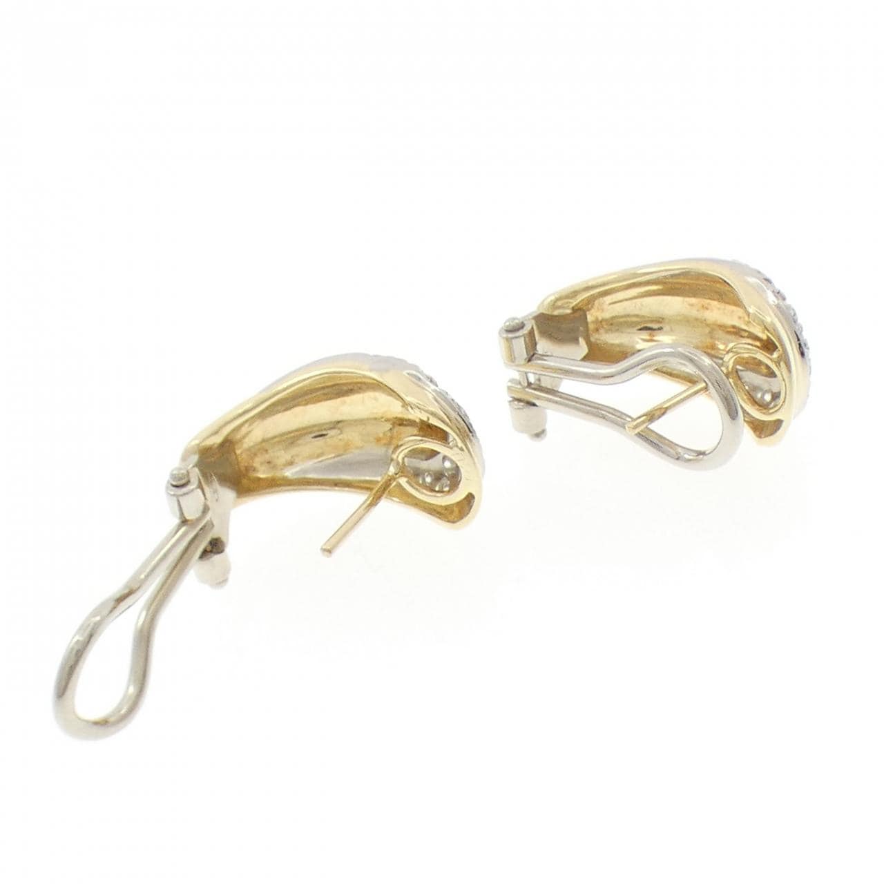 750YG/750WG ダイヤモンド ピアス 0.48CT