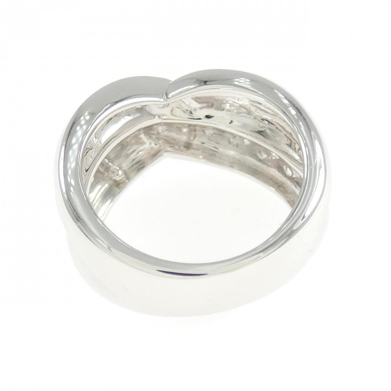 K18WG ダイヤモンド リング 0.30CT