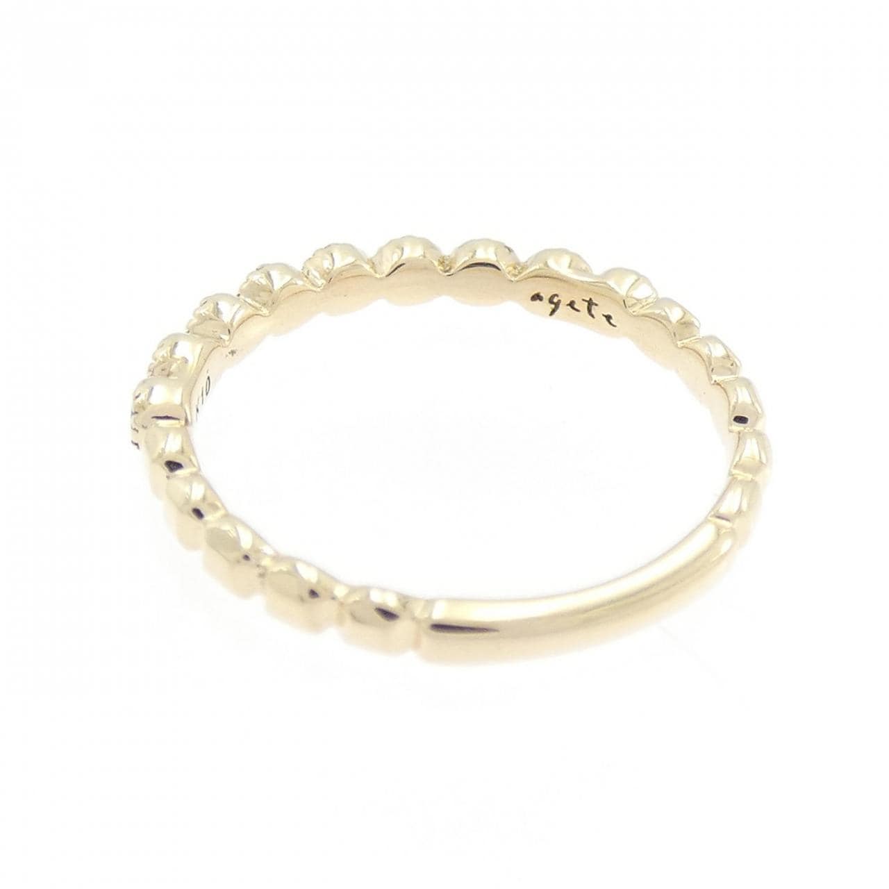 アガット ダイヤモンド リング 0.07CT