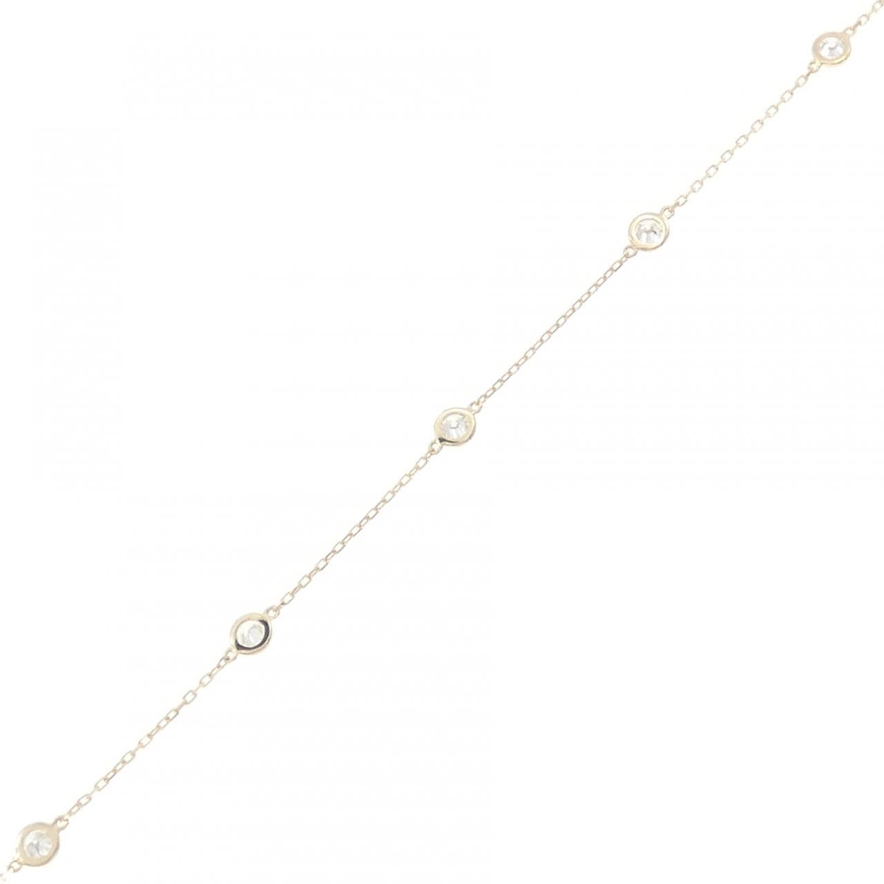 【リメイク】K10YG ダイヤモンド ブレスレット 0.45CT