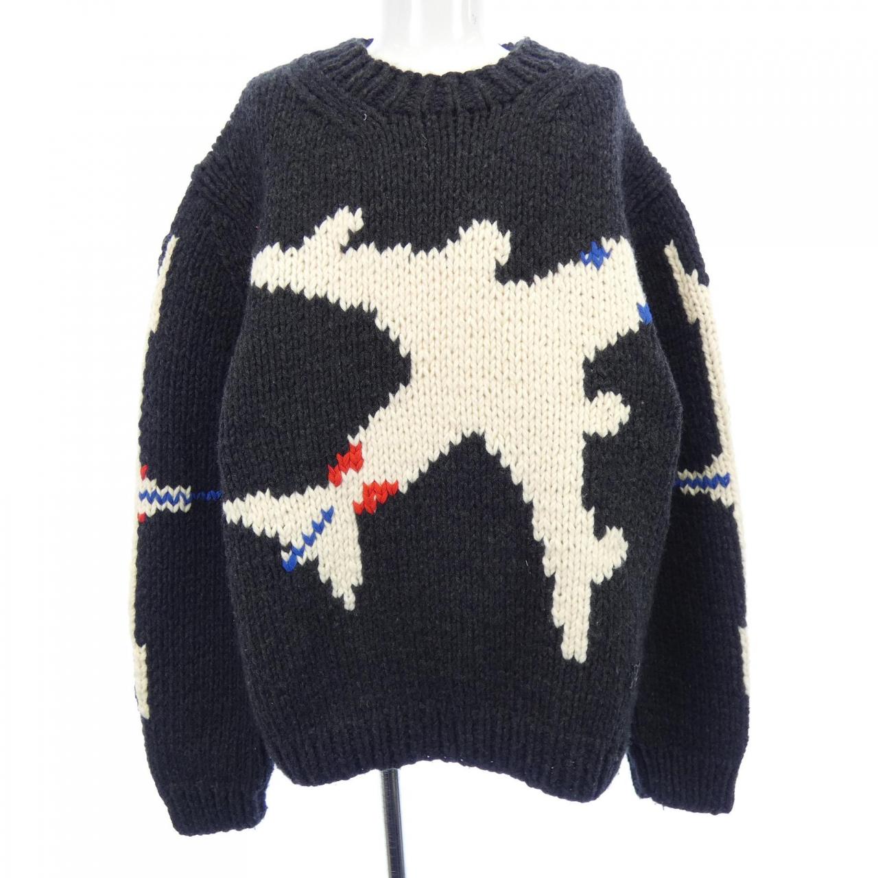 ルイヴィトン LOUIS VUITTON LVプレインチャンキークルーネック HLN96WTPA ニット