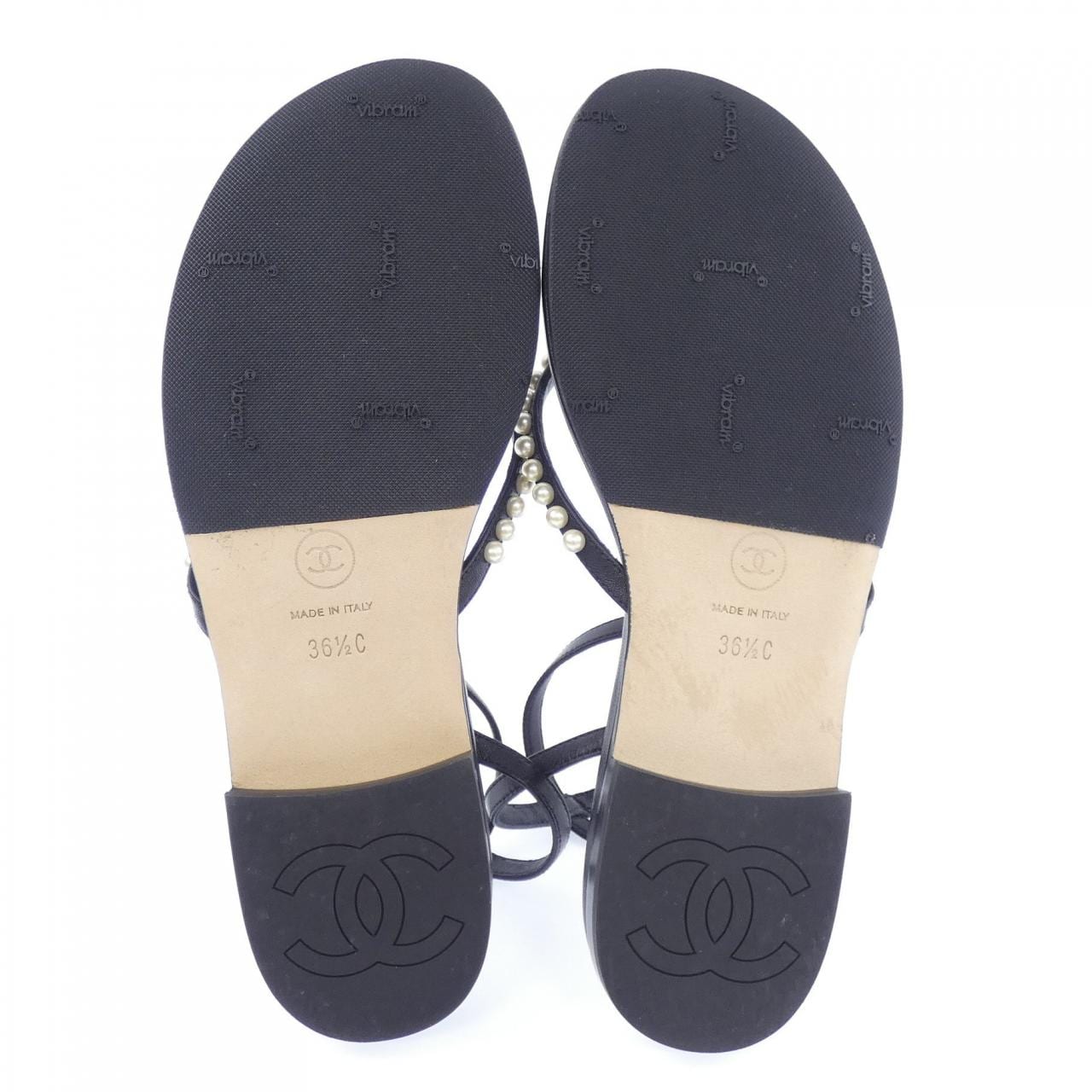 シャネル CHANEL G45678B16417 サンダル