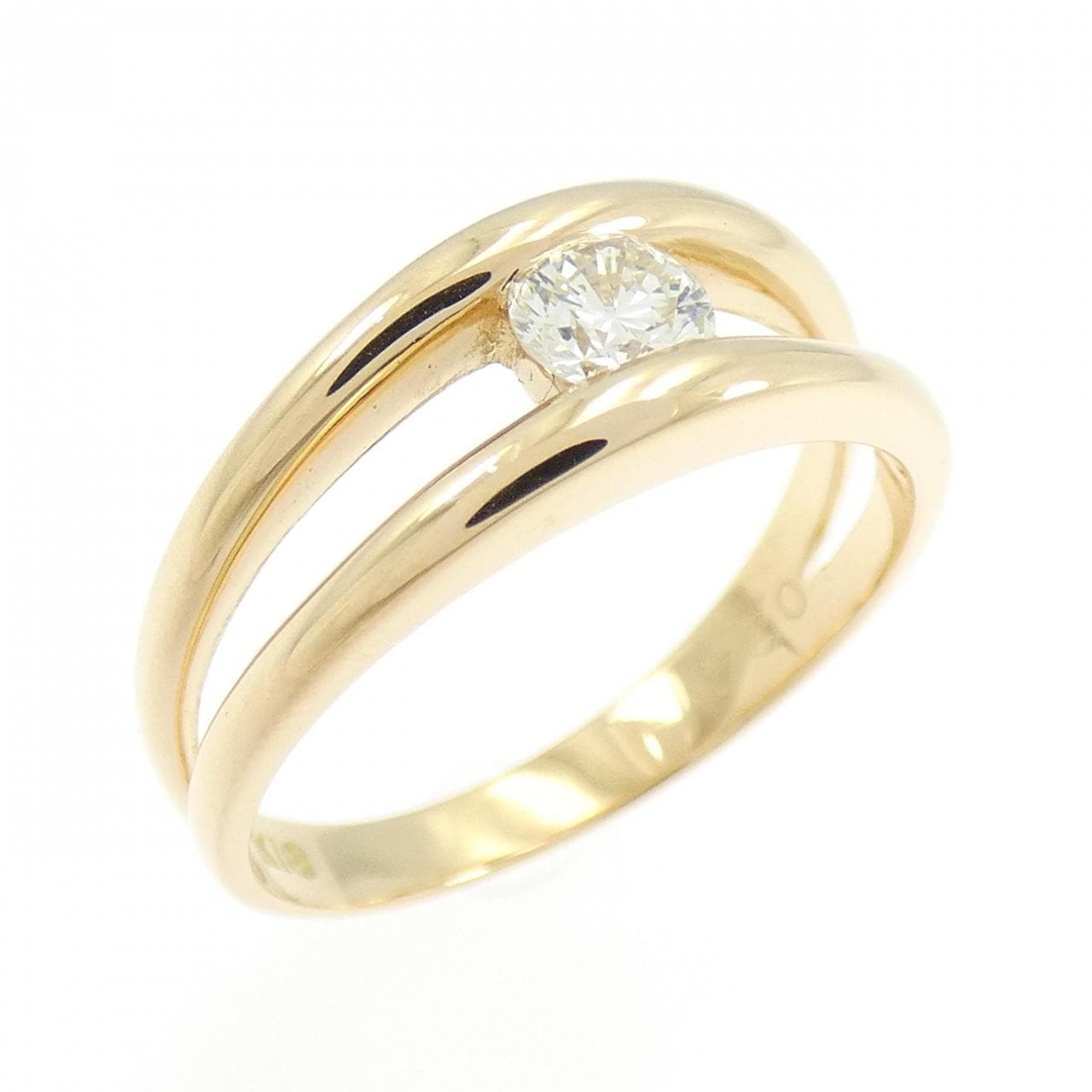 K18PG ダイヤモンド リング 0.24CT