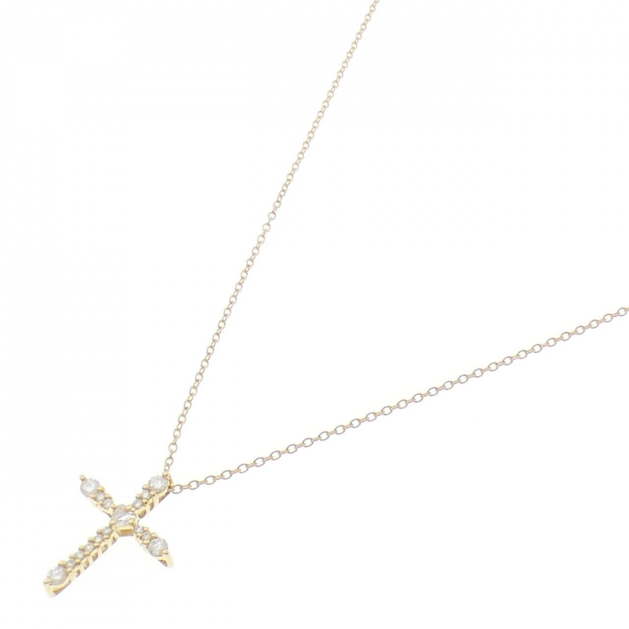 AHKAH Cross Necklace 0.36CT