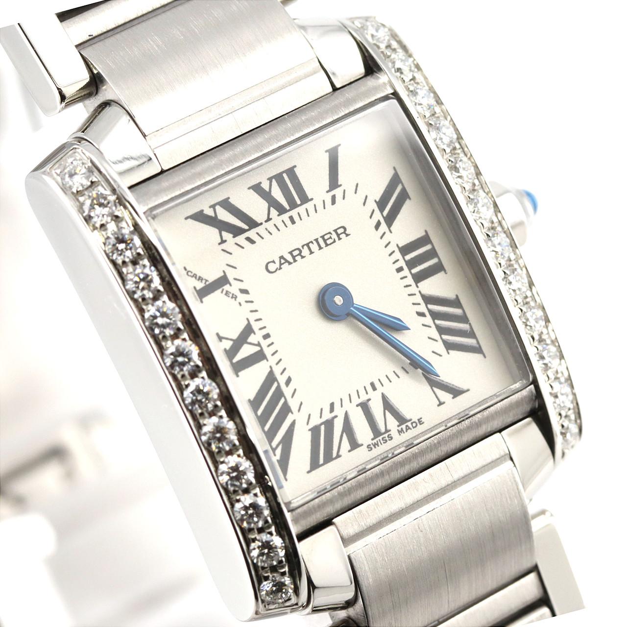 Cartier Tank Française SM/D W4TA0008 SS石英