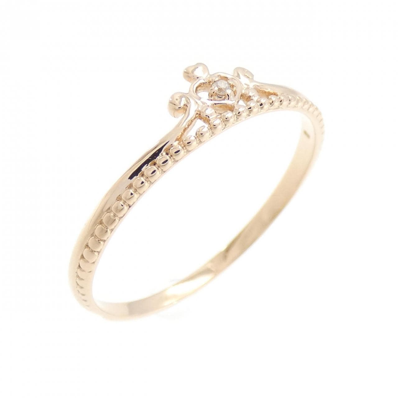 K10PG tiara Diamond ring