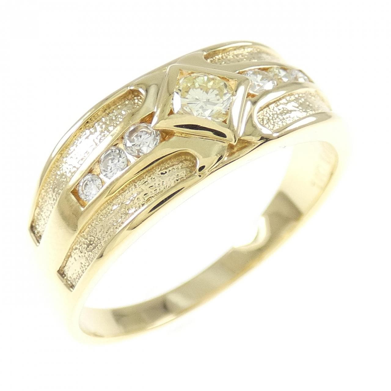 K18YG ダイヤモンド リング 0.18CT