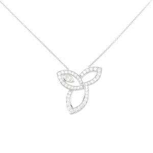 HARRY WINSTON Lily cluster Necklace 0.13CT