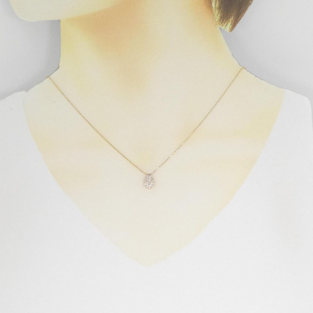 K18PG/K18YG ダイヤモンド ネックレス 0.30CT