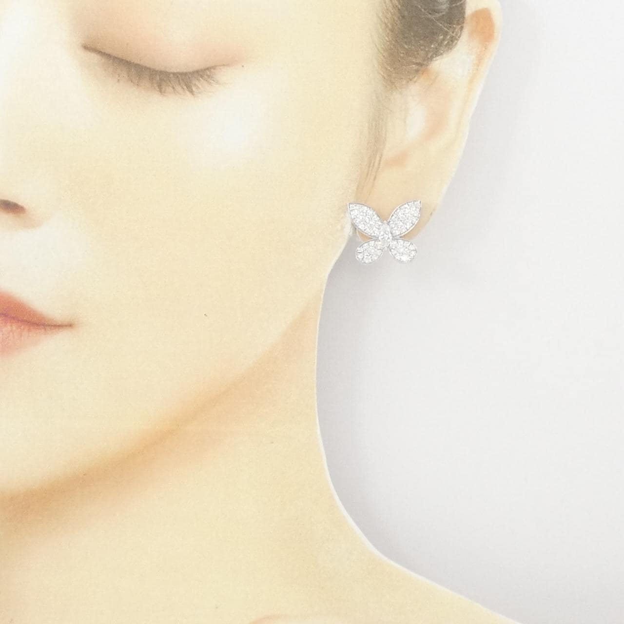 Graff Pavé Butterfly Earrings