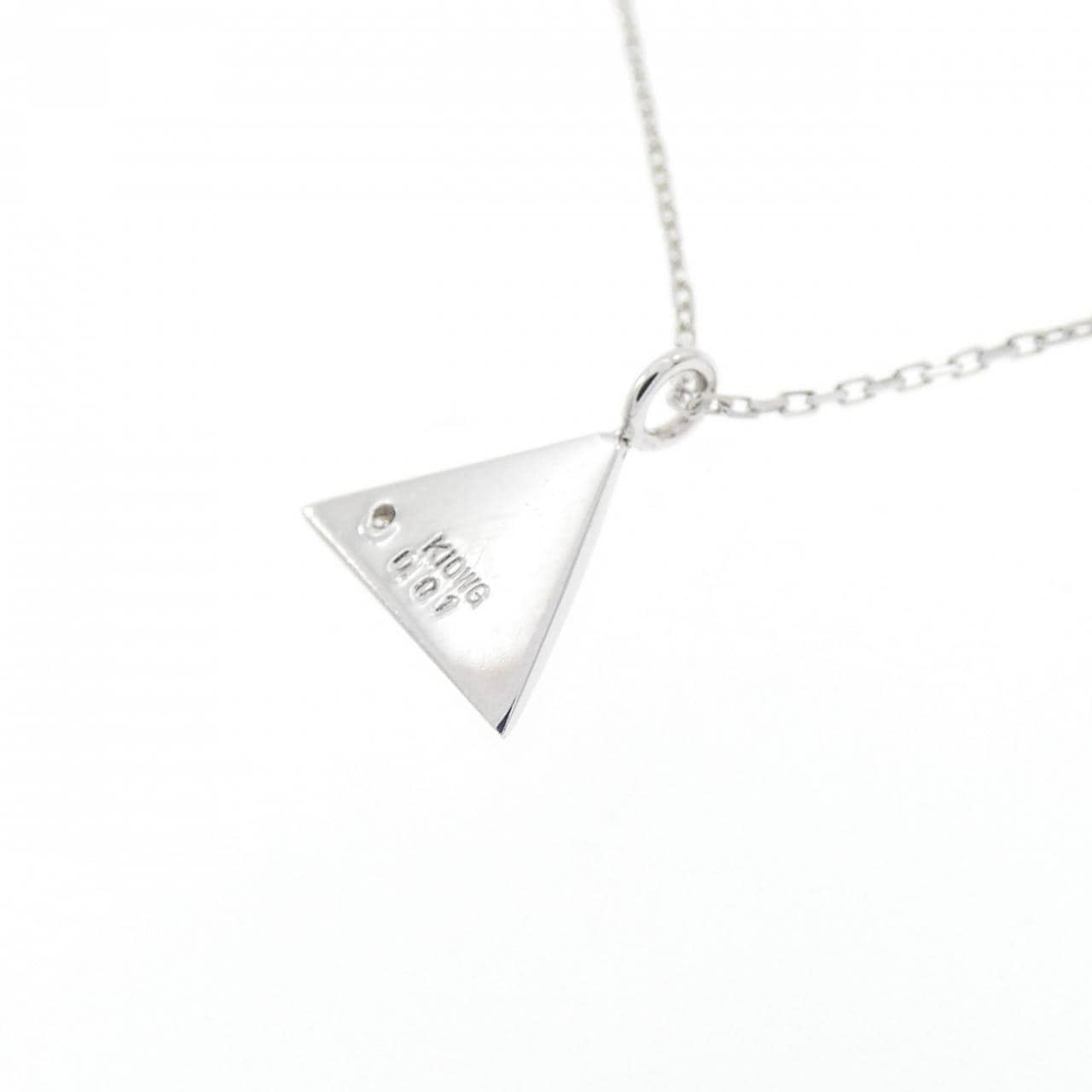 K10WG ダイヤモンド ネックレス 0.01CT