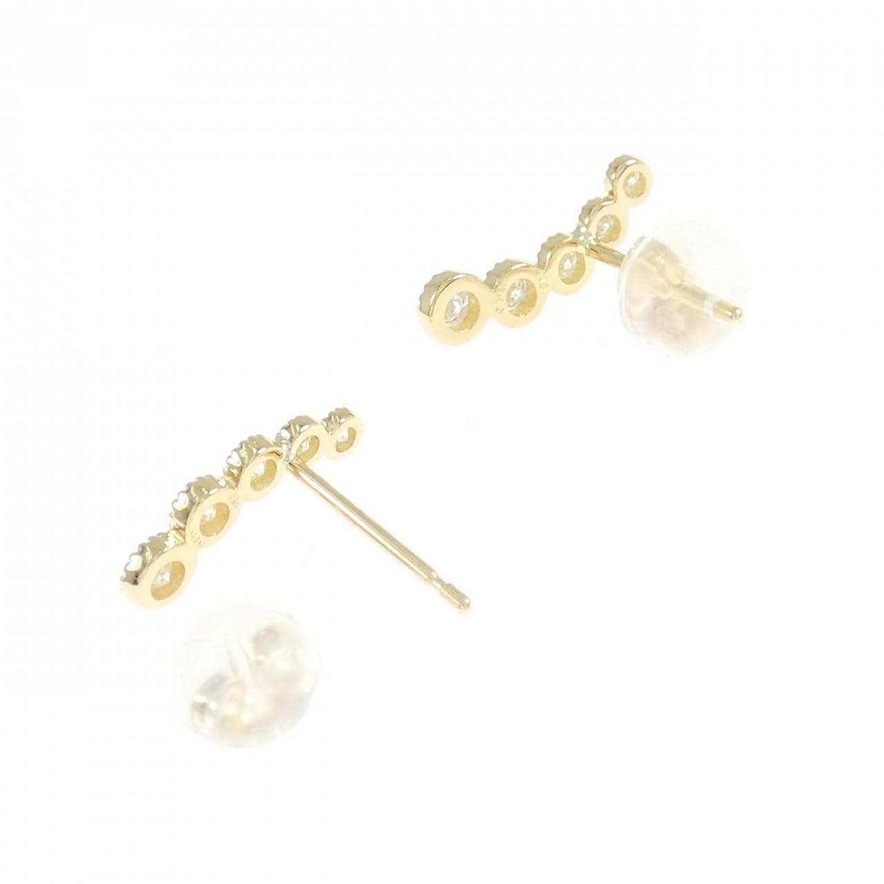 【リメイク】K18YG ダイヤモンド ピアス 0.20CT