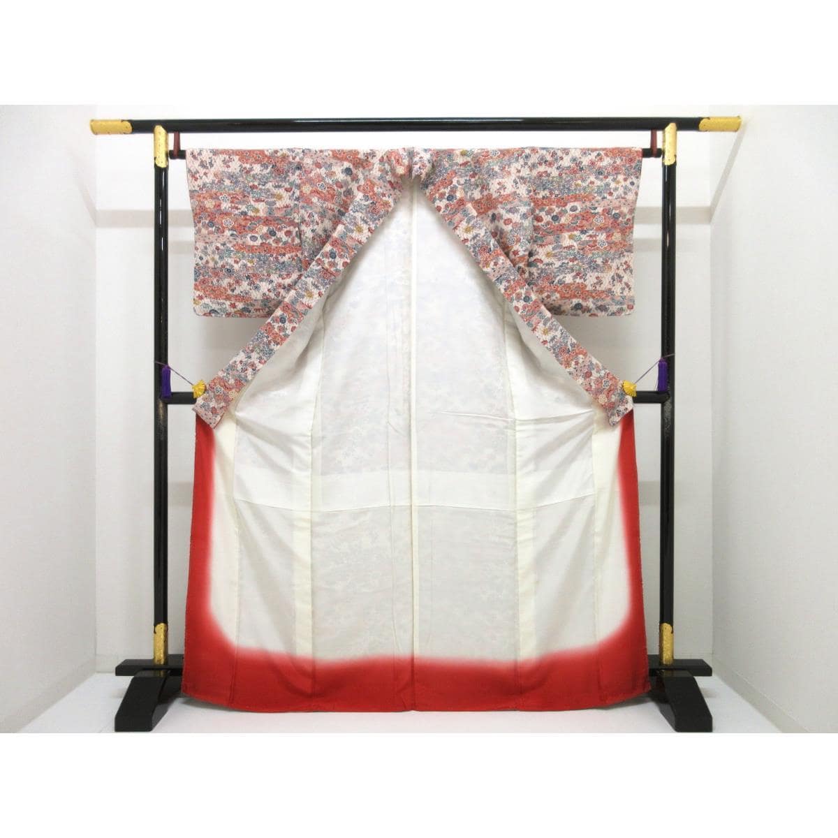 【未使用品】小紋　ちりめん