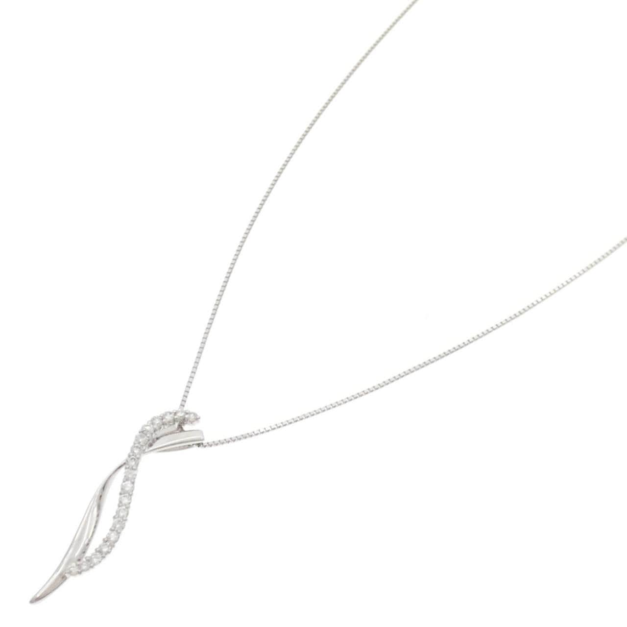 PT900/PT850 ダイヤモンド ネックレス 0.30CT