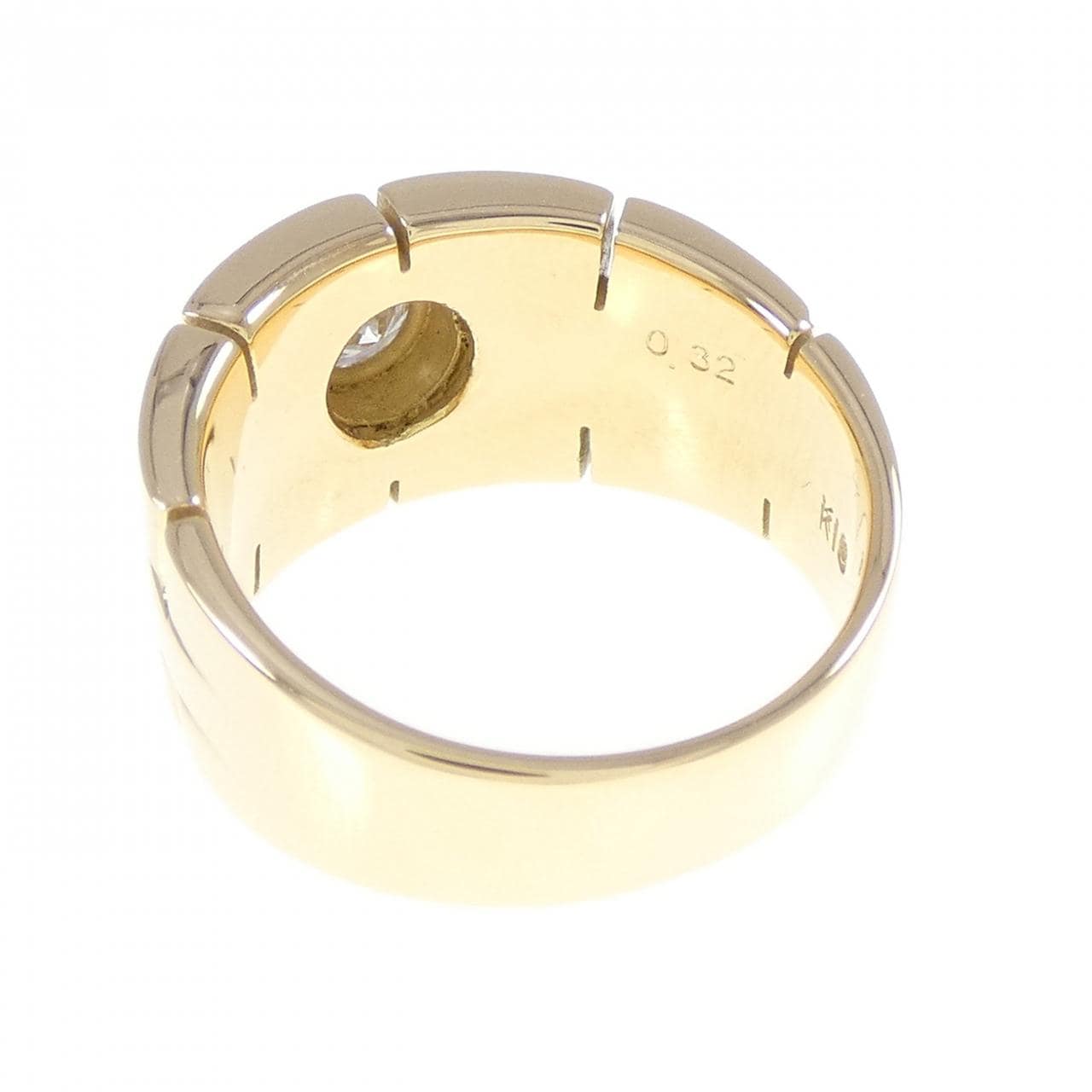 K18YG ダイヤモンド リング 0.32CT